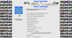 Desktop Screenshot of motorrad-tober.de